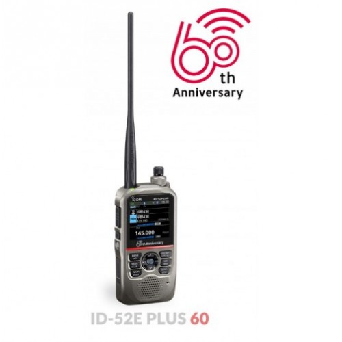 ICOM ID-52E PLUS RICETRASMETTITORE PORTATILE D-STAR VHF/UHF 60 ANNIVERSARY PORTATILI